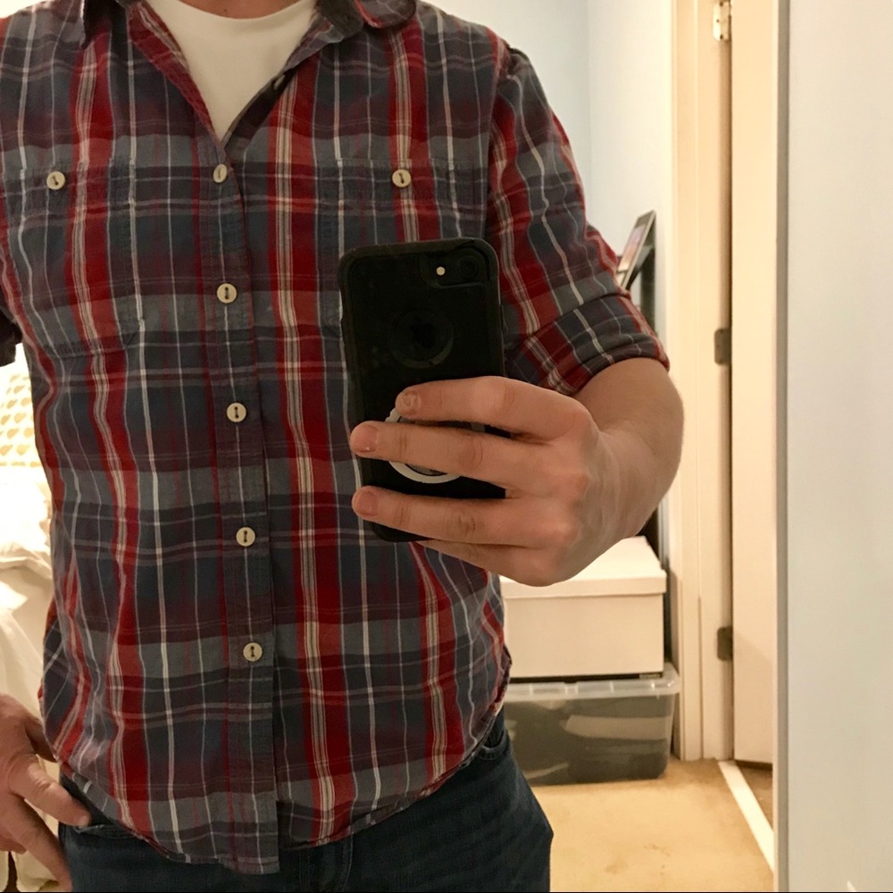 Mossimo (L) long sleeve button down